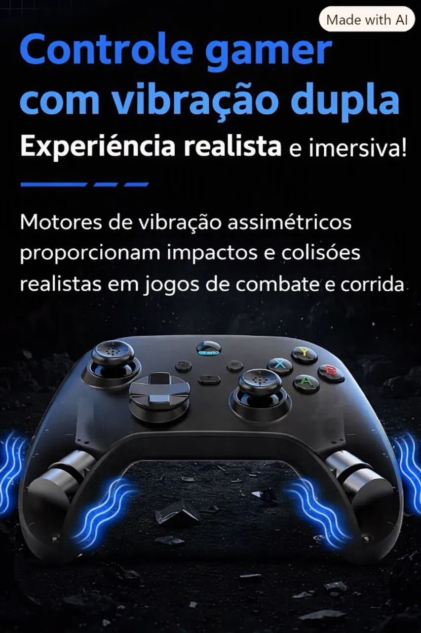 Controle sem fio para PC, Switch, Android e iOS - Foto 2