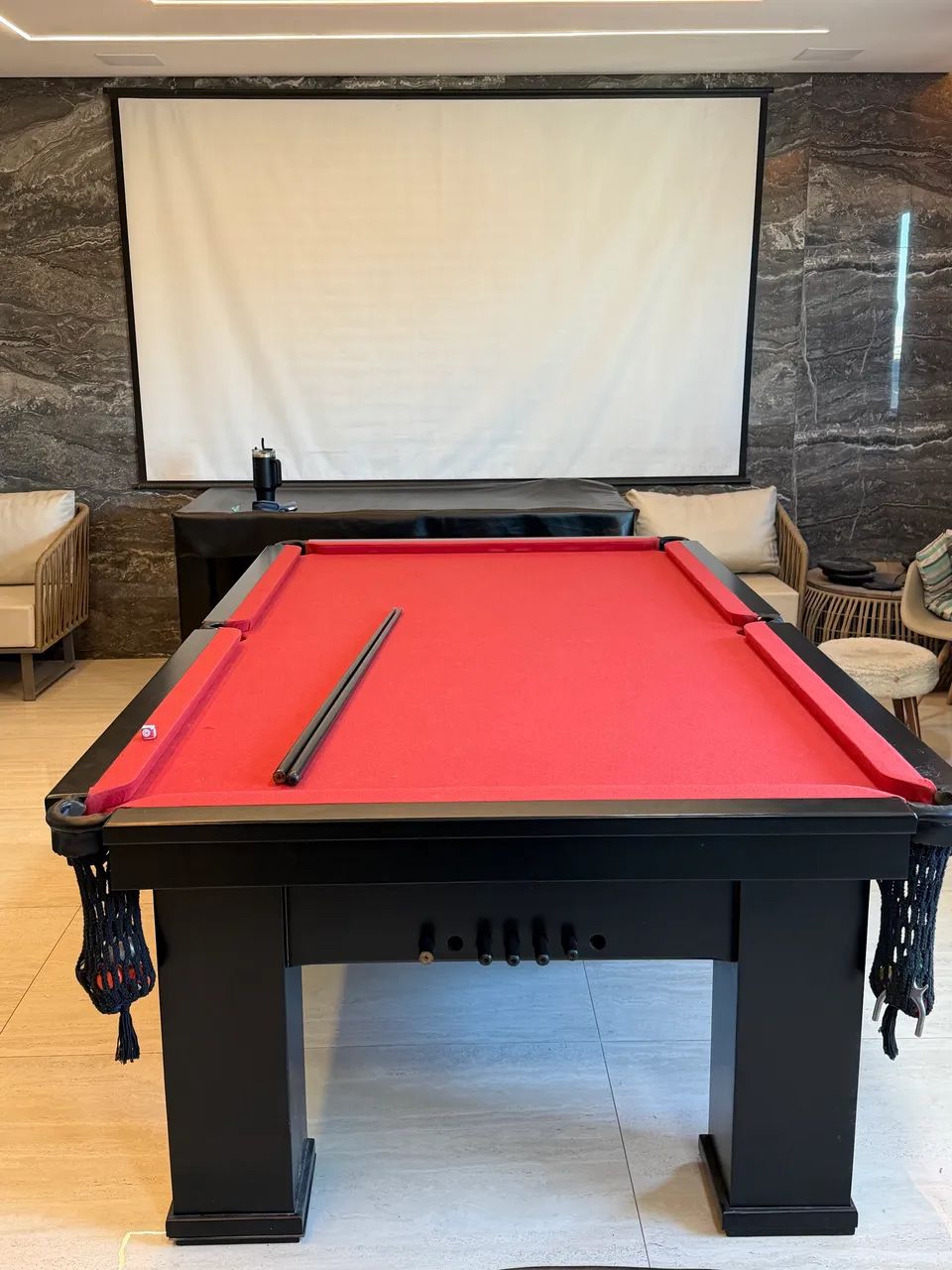Mesa de Sinuca Profissional 2,80m em Ardósia - Excelente Estado - Foto 6