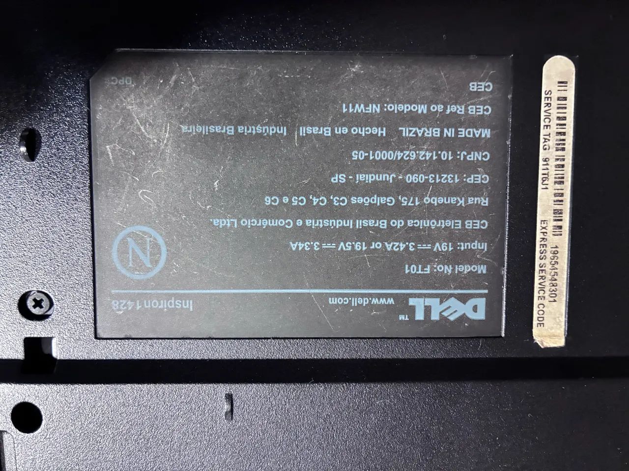 Notebook Dell inspirion 14 COM DEFEITO - Foto 2