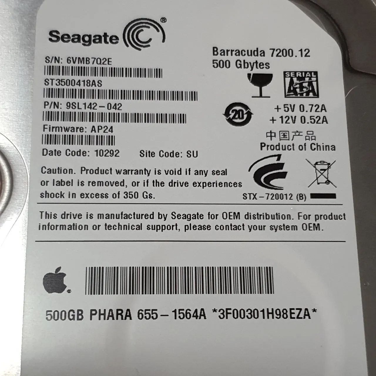 HD 500Gb Seagate iMac - Foto 3