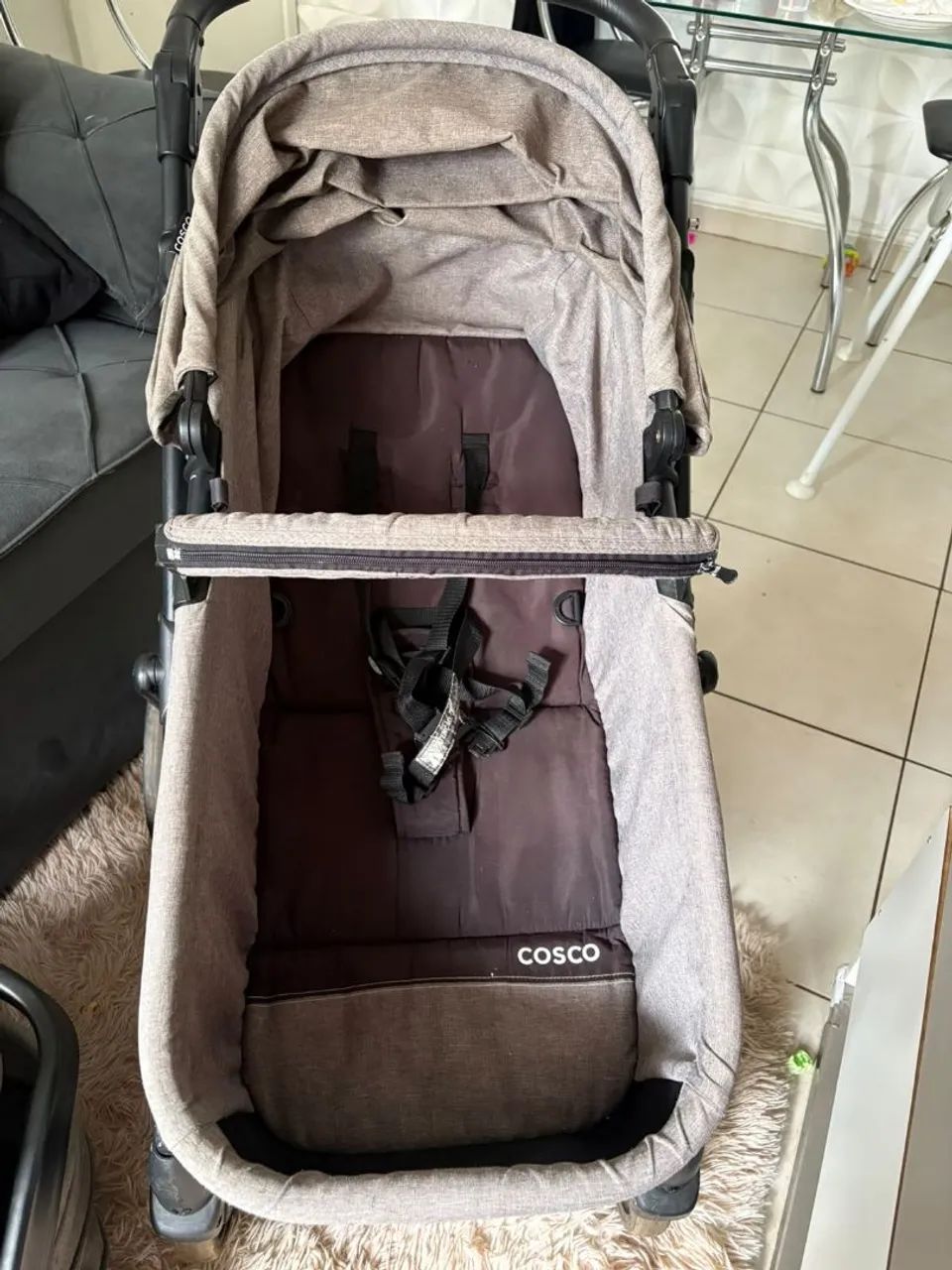 Carrinho de bebê, bebê conforto, kit carrinho de bebê  - Foto 4