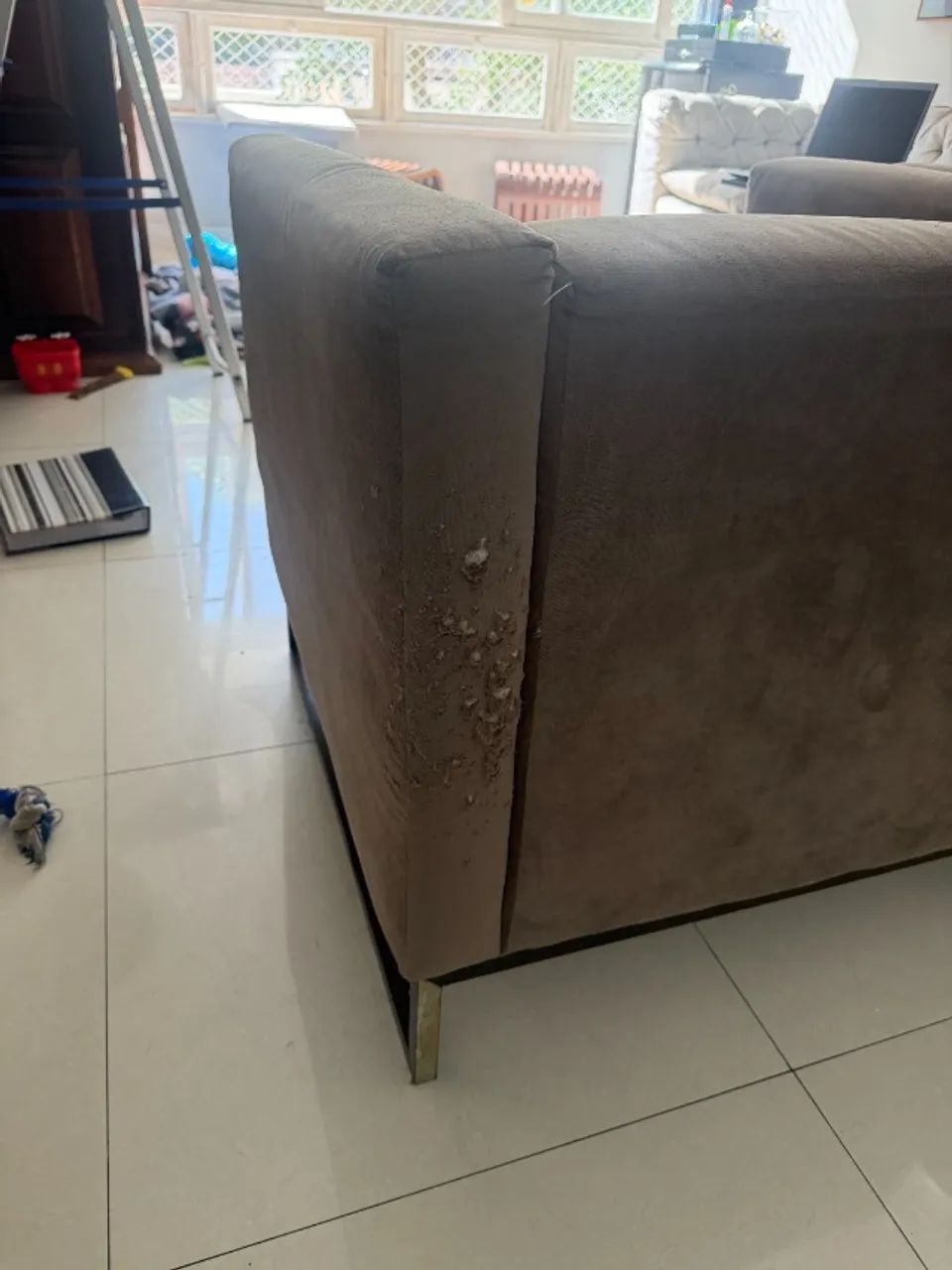 Par de Poltronas Estofadas Modernas - 80 × 70 × 76 cm - Foto 3