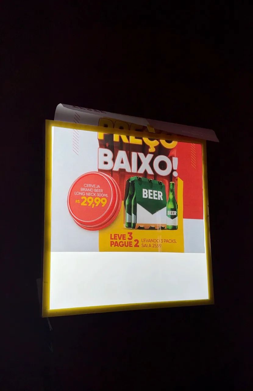 Display para Propaganda | Light Box Backlight