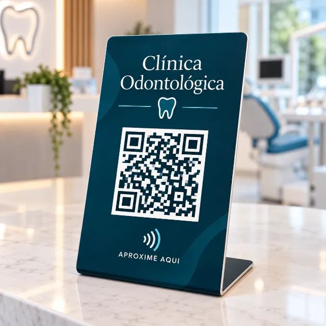 Placa Pix - Placa Google - Placa nfc - qrcode - placa wifi - Foto 5