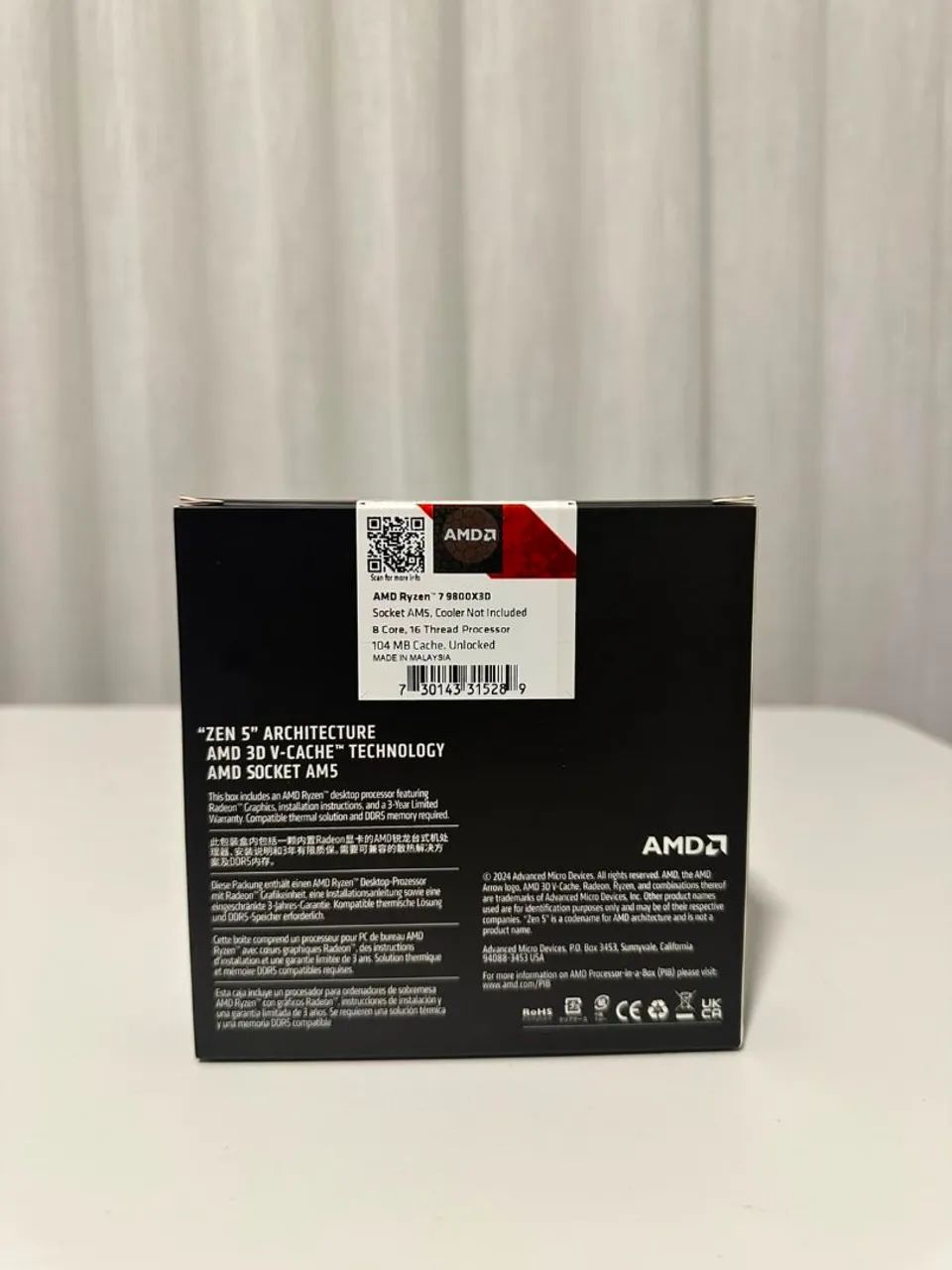 Processador AMD Ryzen 7 9800X3D - Foto 2