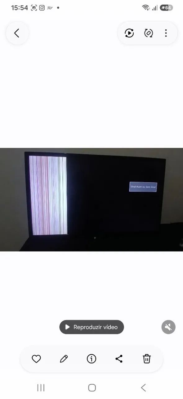2 TVs com defeito 