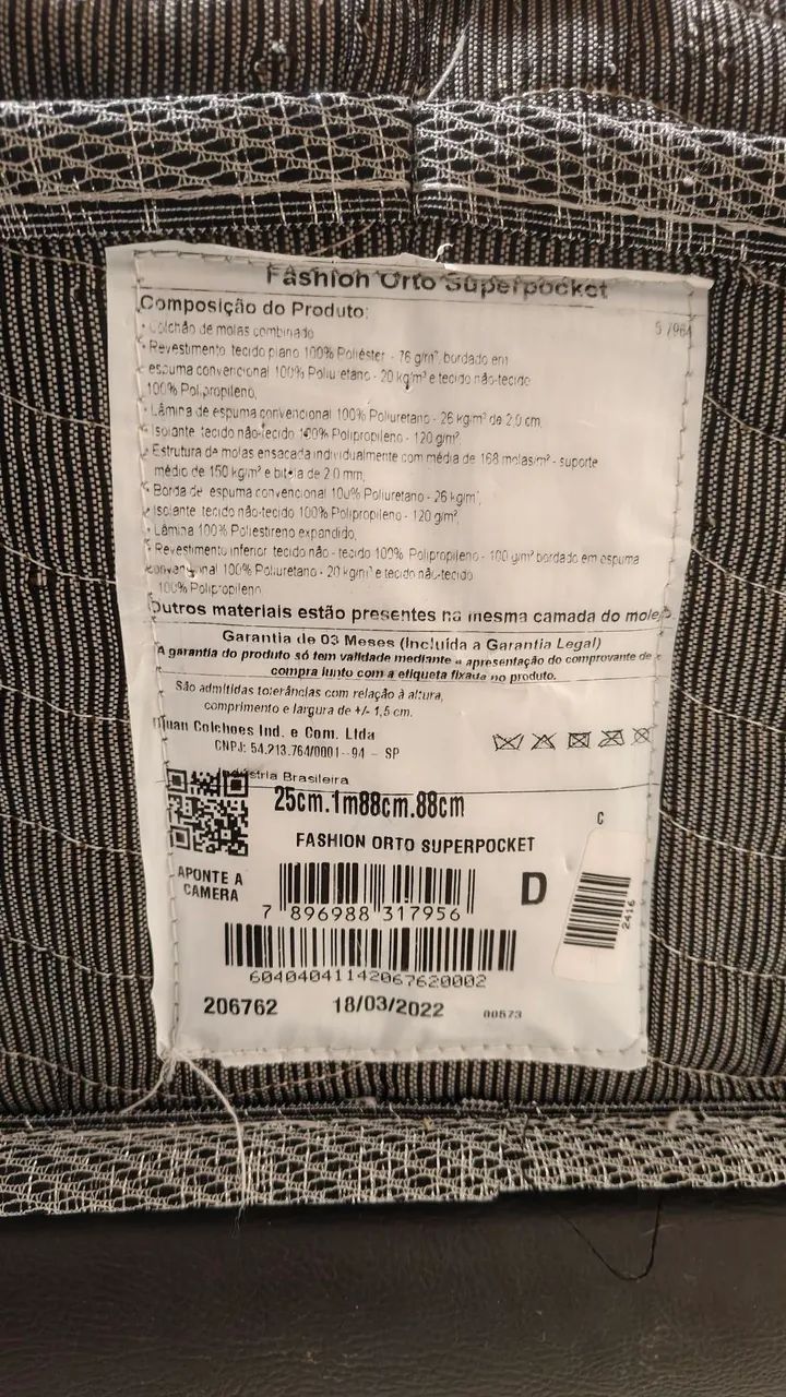 Cama Solteiro Ortobom com Baú  - Foto 2