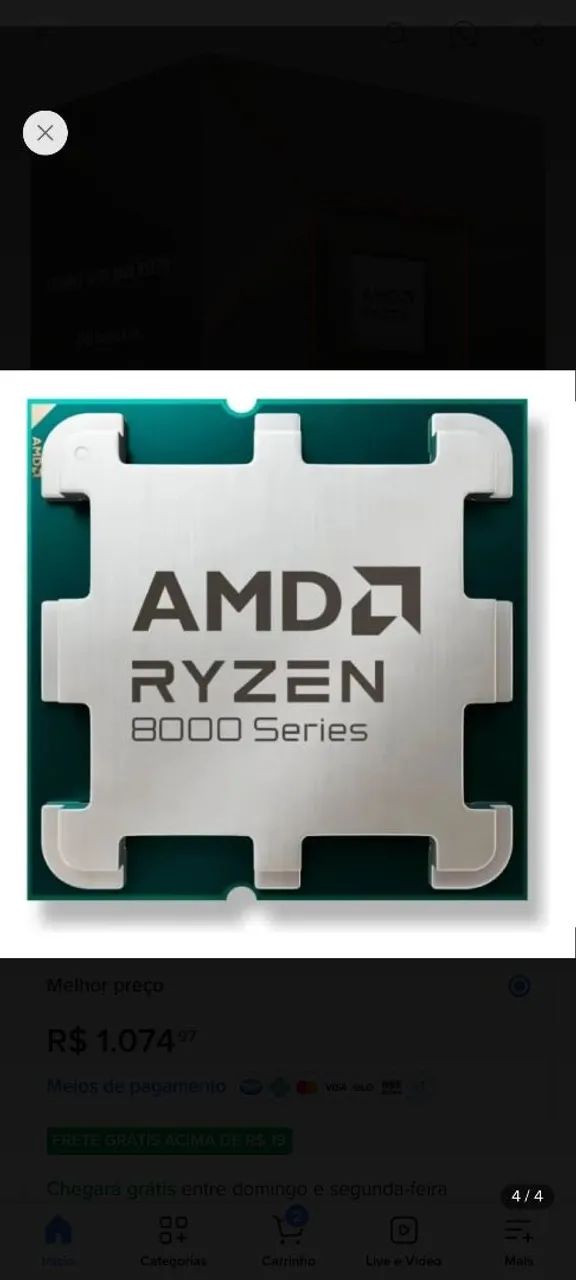 processador ryzen 5 8400F