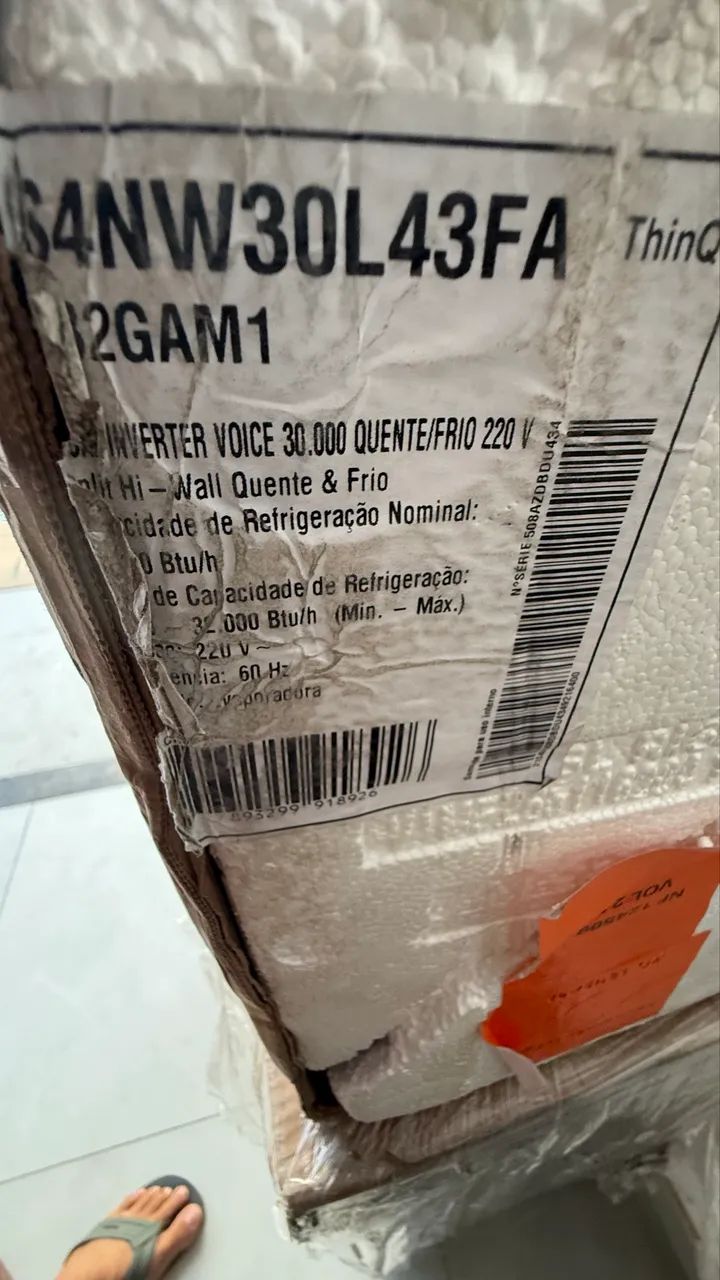 Ar condicionado split 30mil btus LG inverte 220v zerado  - Foto 6