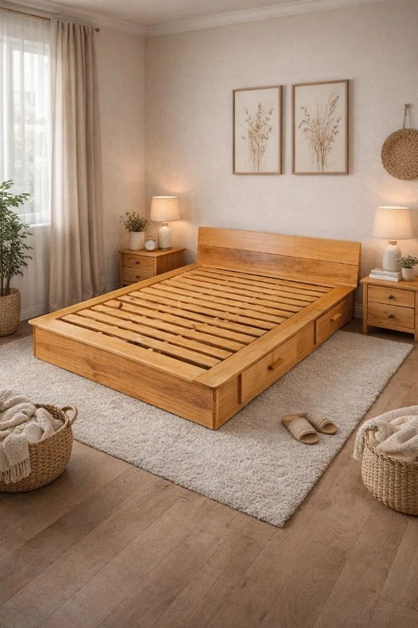 Cama de Madeira 