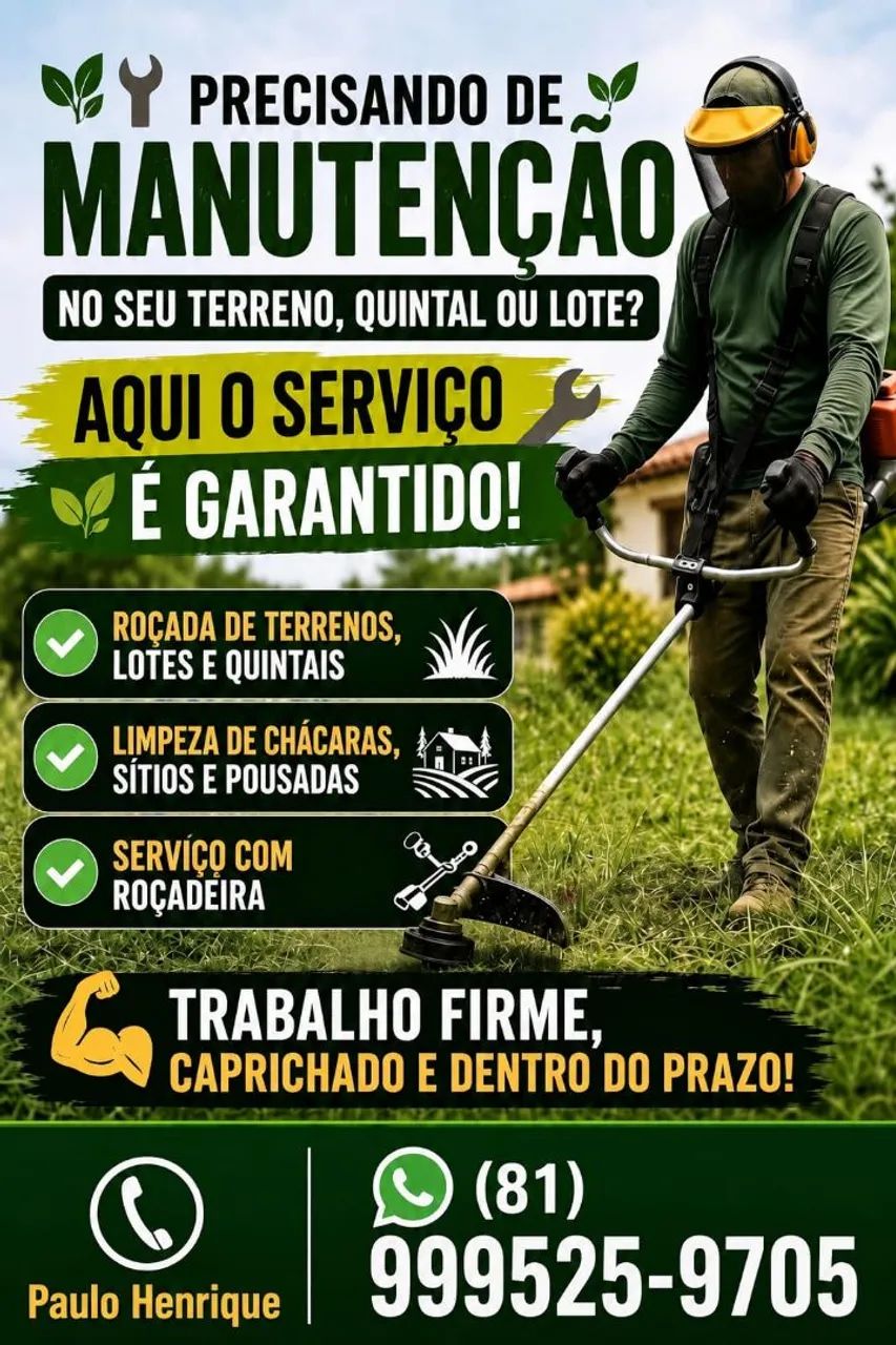 SERVIÇO DE CAPINAÇAO