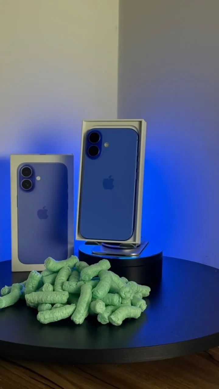 iPhone 16 128GB - Azul, com caixa. - Foto 2
