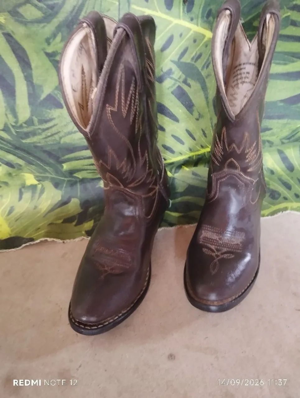 Bota cowboy infantil. 