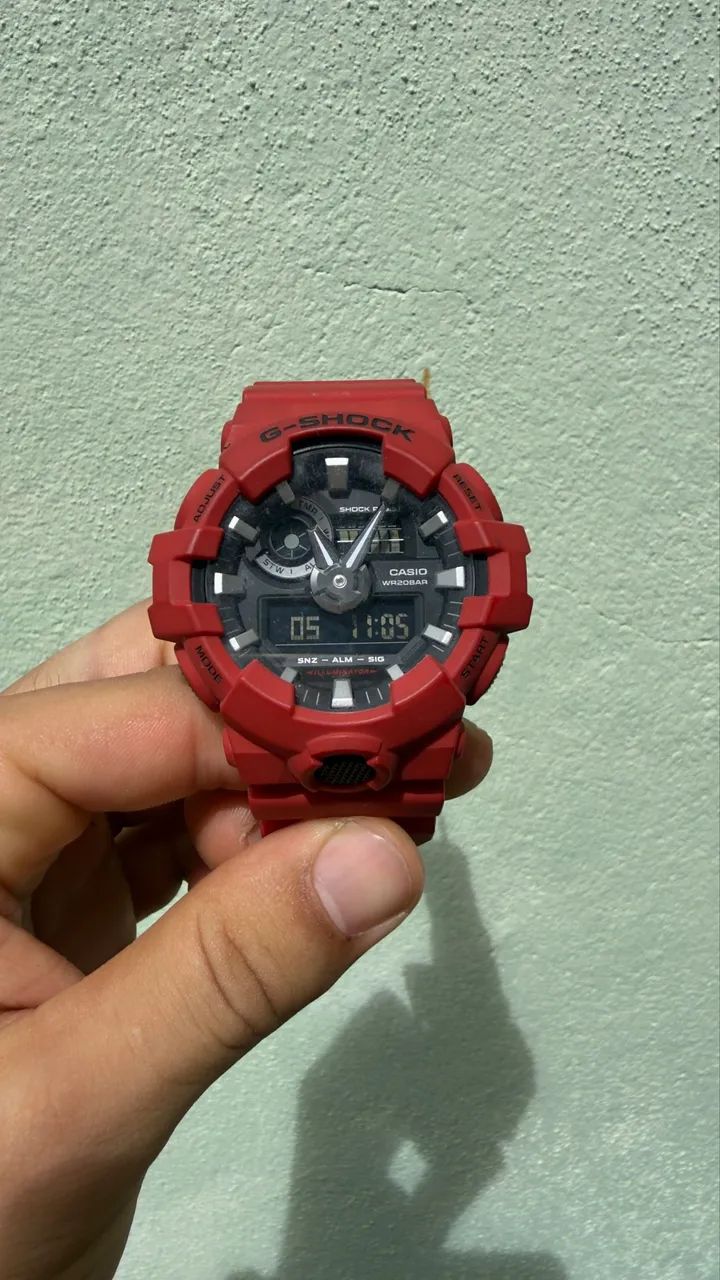 Relógio Casio G-Shock Vermelho