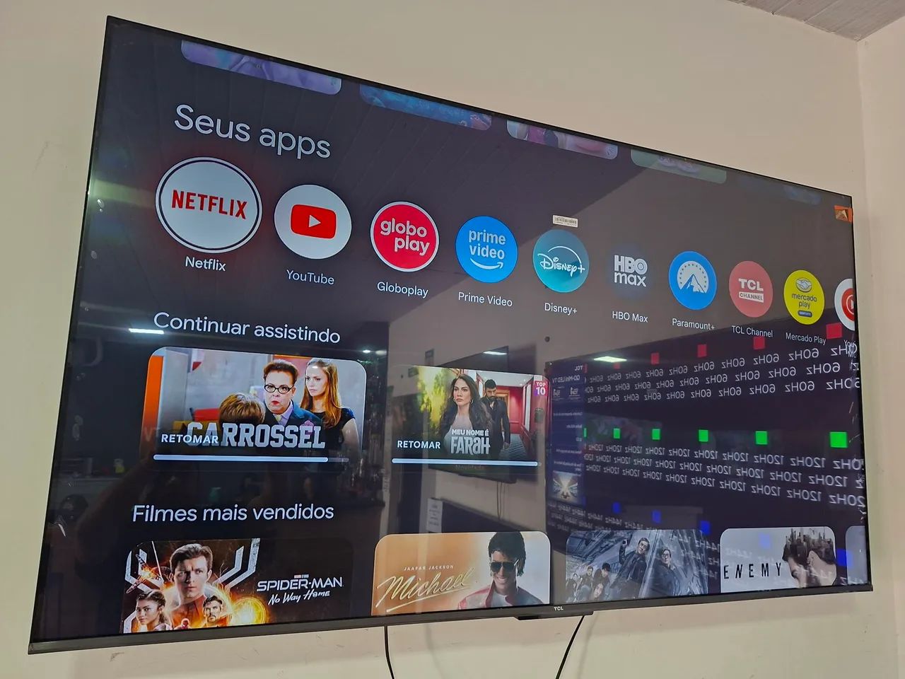 65 POLEGADAS ANDROID ULTIMA GERAÇÃO GOOGLE TV FAÇO ENTREGA SEM CUSTO DEIXO INSTALADA 