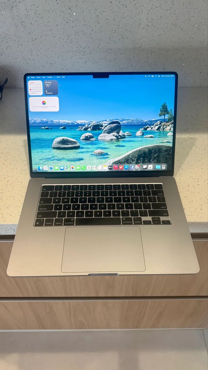 MacBook Air 15 M2 512GB 2023 Midnight - Caixa + Carregador