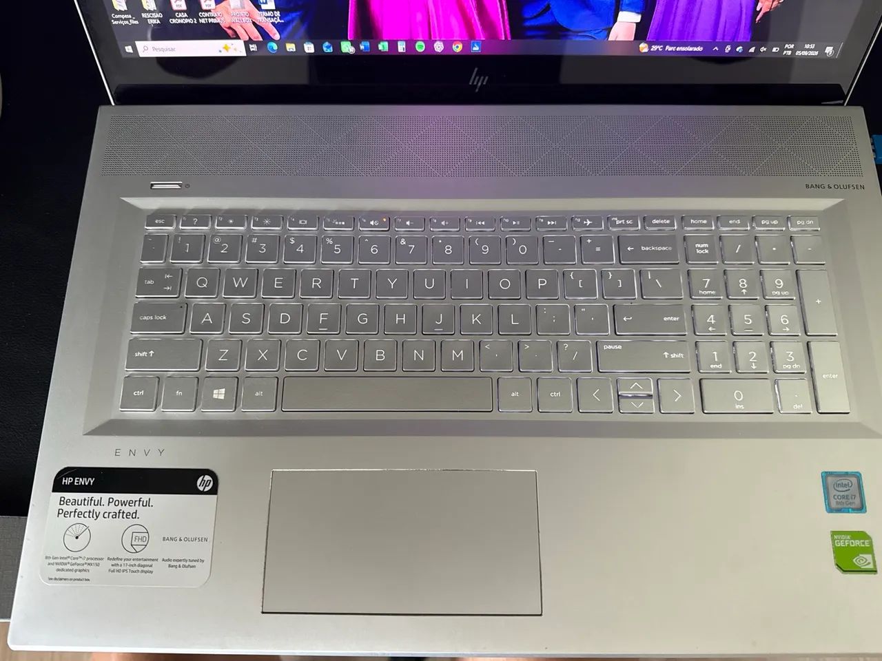 HP ENVY 17,3? FULL HD TOUCH INTEL CORE i7 8 GERY - Foto 3