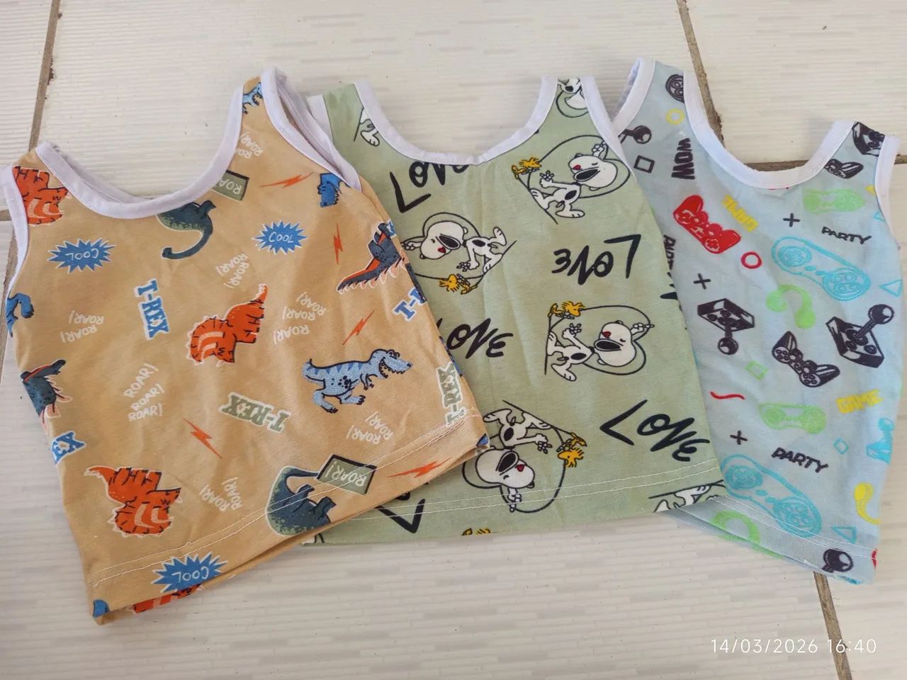 Kit 3 camiseta menino 
