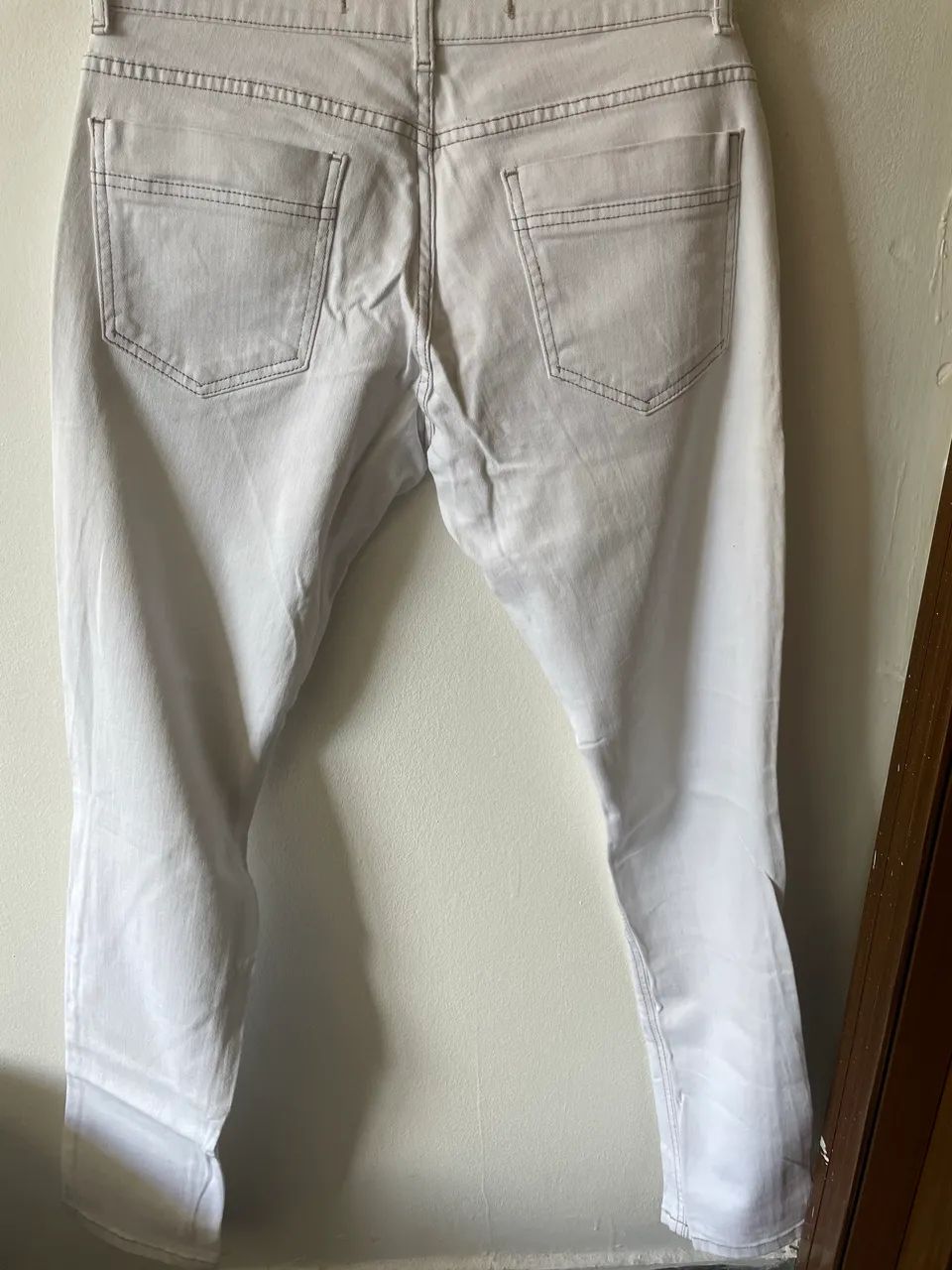 Calça masculina 38 - BRANCA - Foto 4