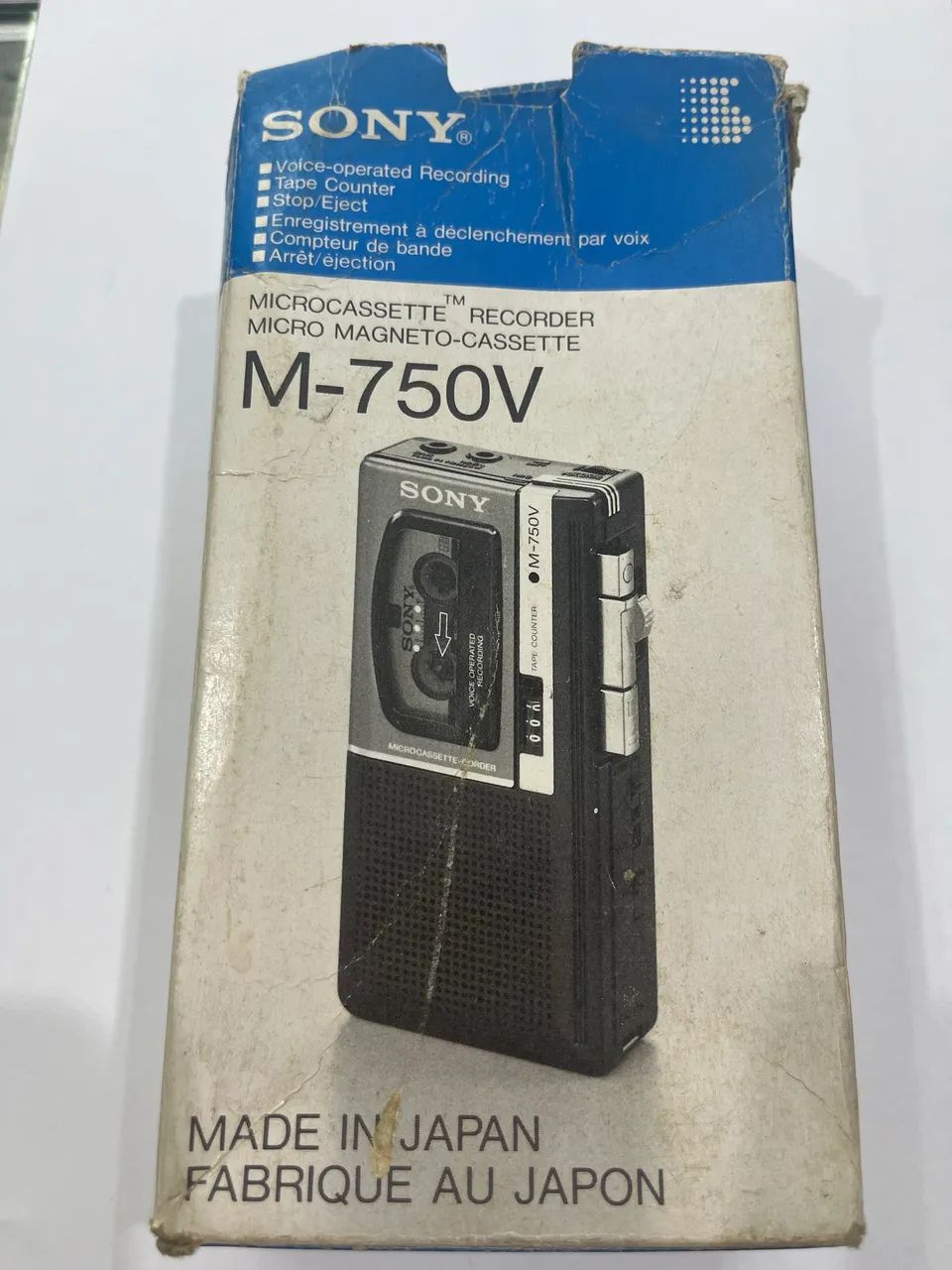 Gravador Sony m750v