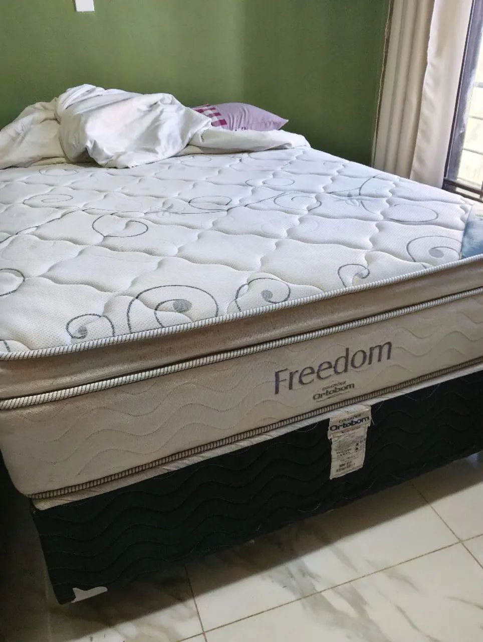 Cama de Casal usada. ( Ortobom) - Foto 5
