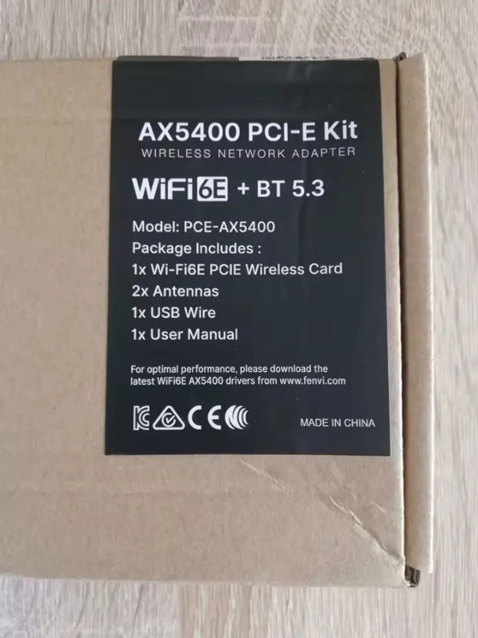 Placa de Rede PCIe Fenvi WiFi 6E AX5400 Tri-Band 5374Mbps + Bluetooth 5.3 PC - Foto 3