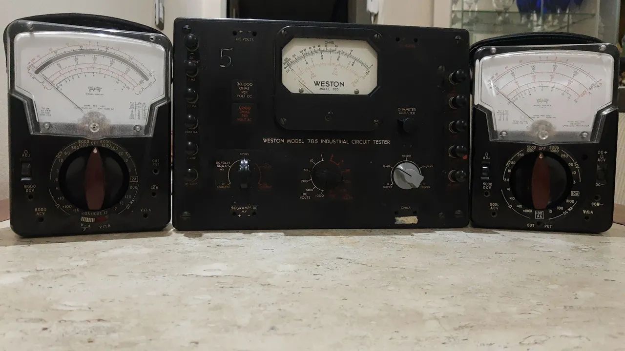 Kit Multímetro Analógico Vintage