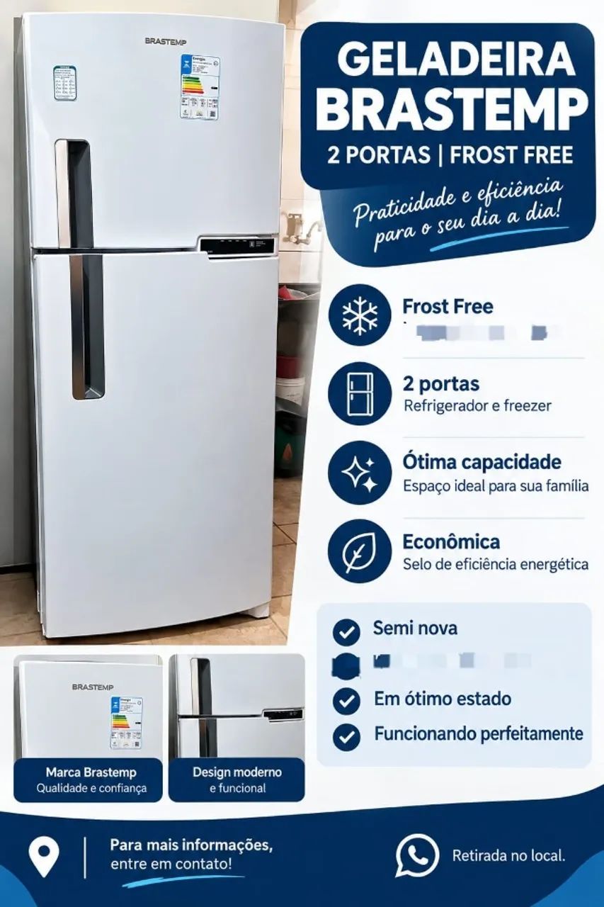 Geladeira Brastemp 