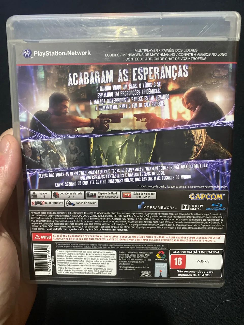 Combo COD: Ghosts + Resident Evil 6 - PS3 - Foto 4