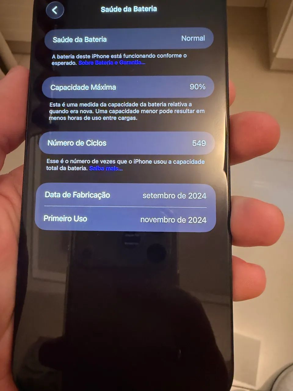 IPHONE 16 PRO MAX 256 GB PRETO - Foto 5