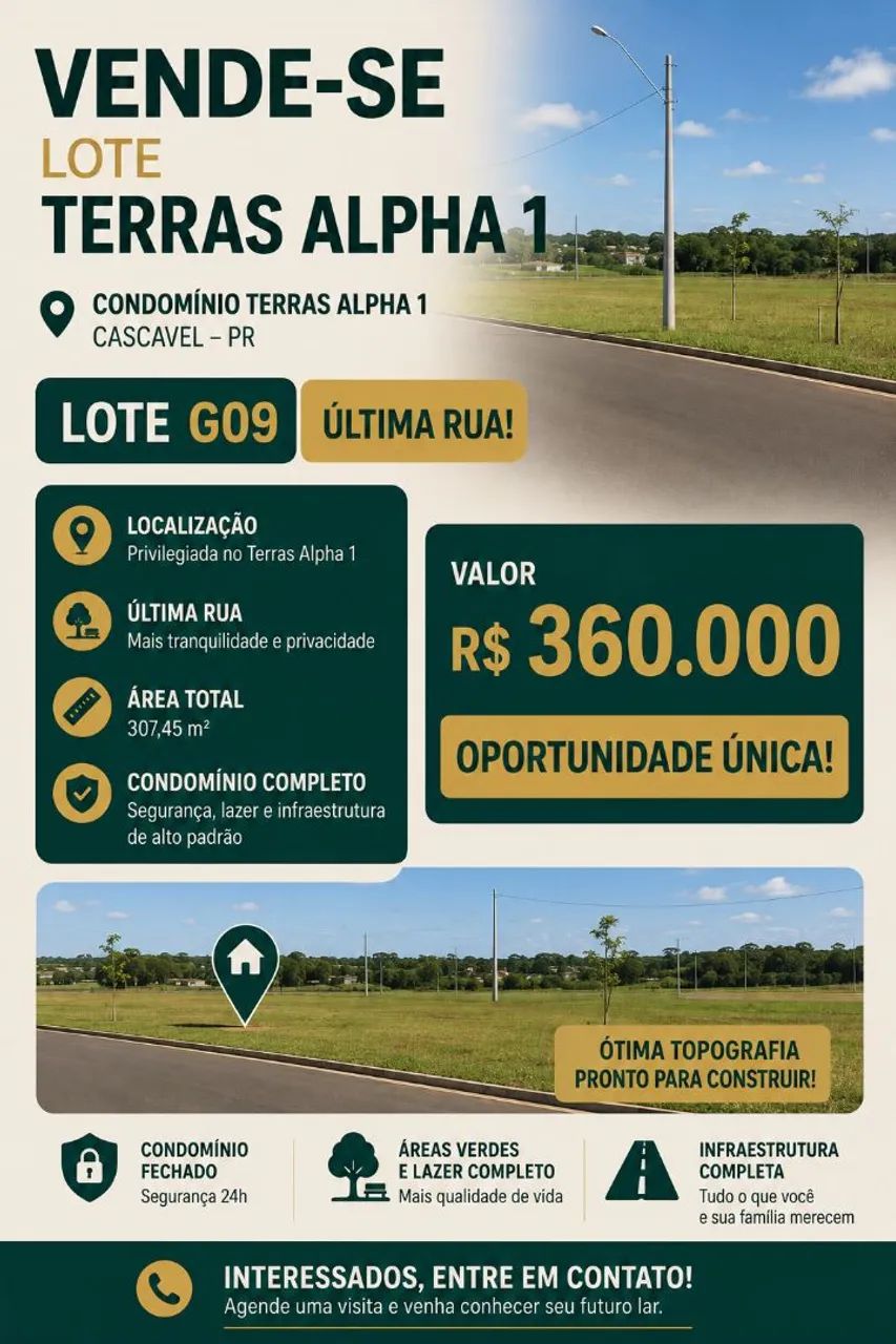 Vende - se lote 