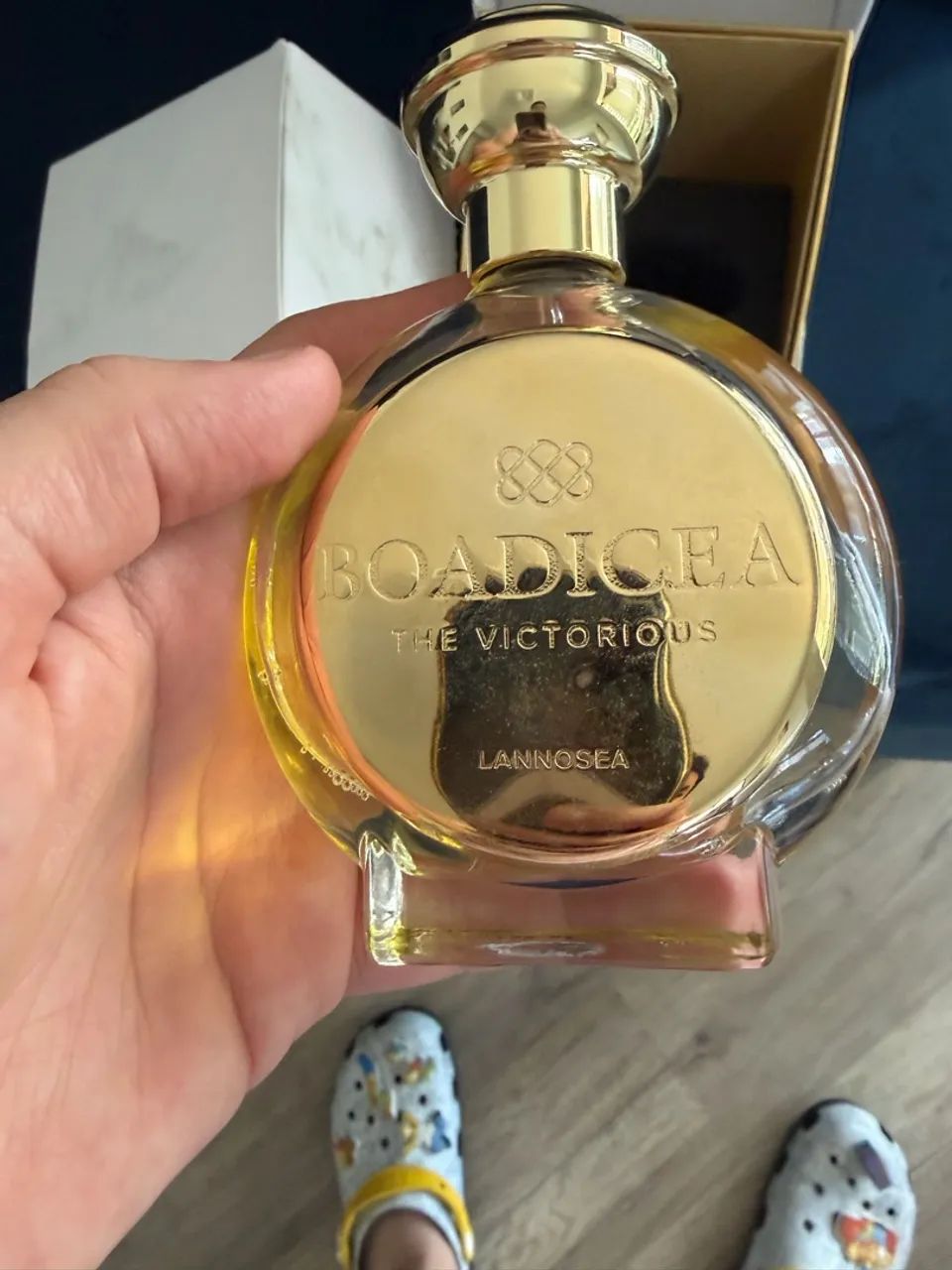 Perfume lanosea boadiceia volumetria conforme fotos  - Foto 5
