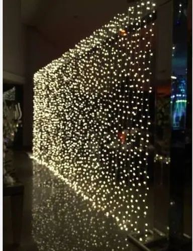 Cortina de LED 3m x 3m com Controle - Decoração Festa Casamento 