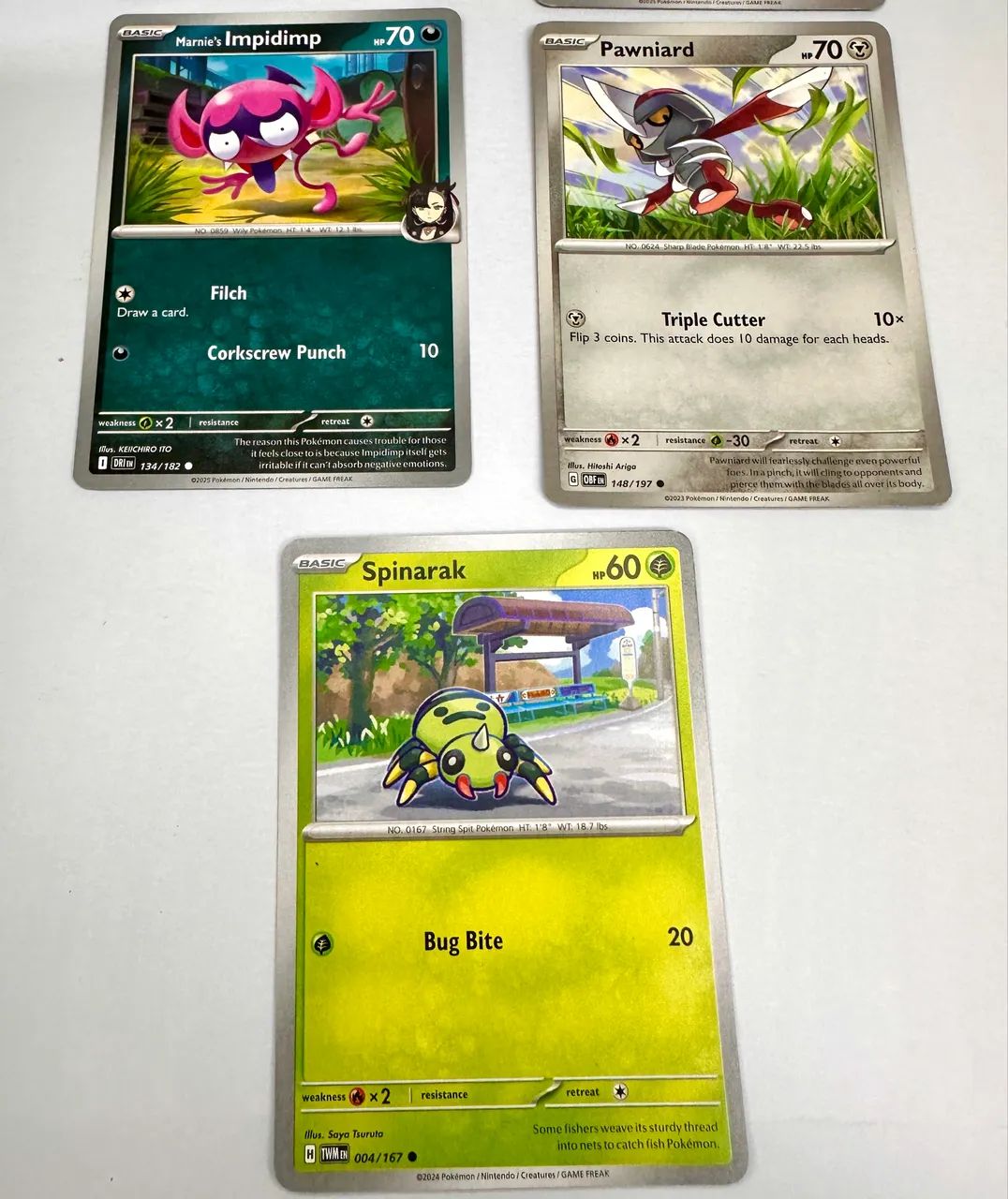 Pokémon - pack com 7 cartas Basic USA *2 - Foto 3