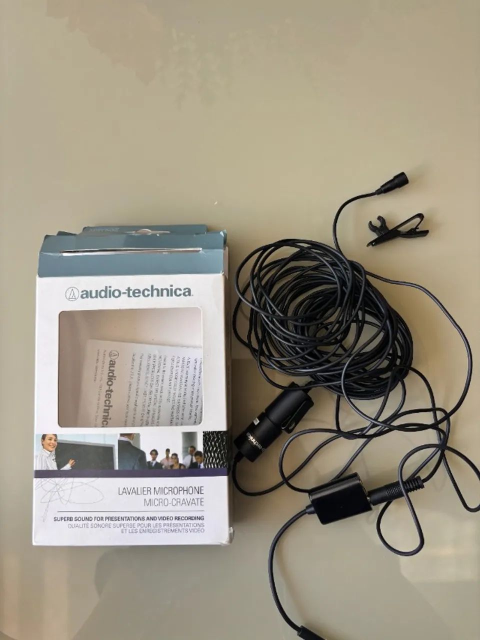 Microfone micro cravate atr335ois