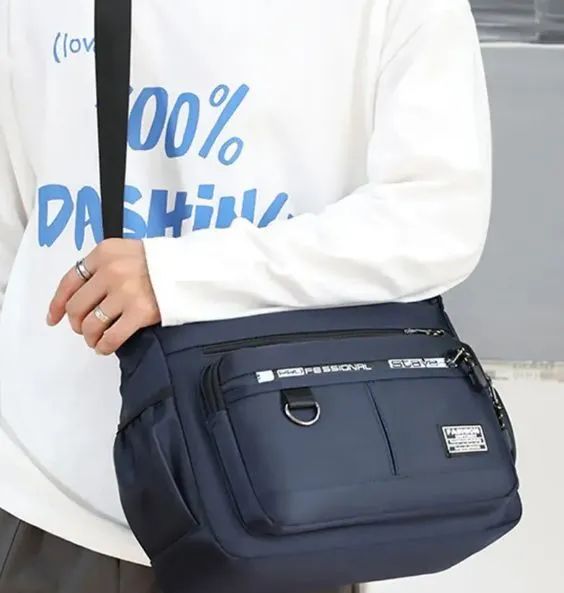 Bolsa Masculina- Azul - Foto 2