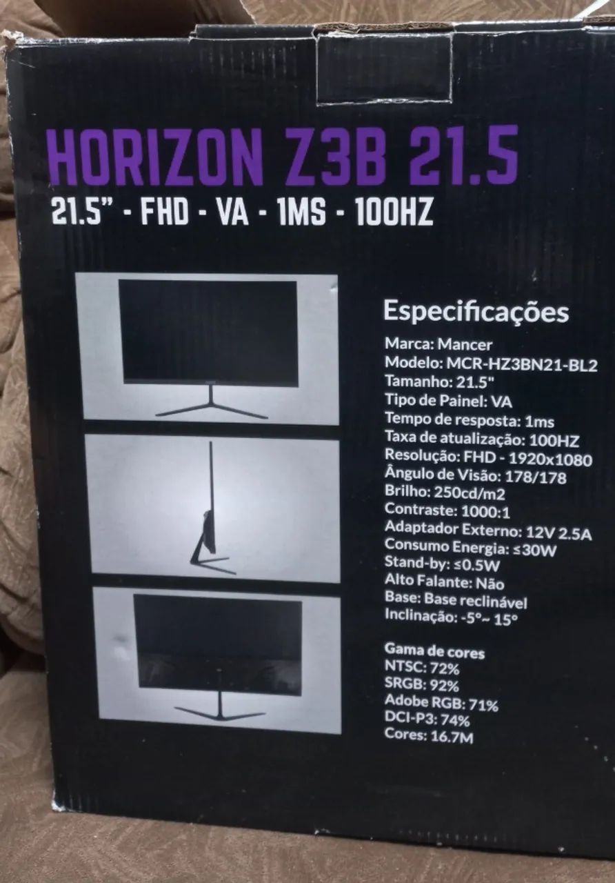 Monitor Mancer 21.5'  100Hz - Foto 3