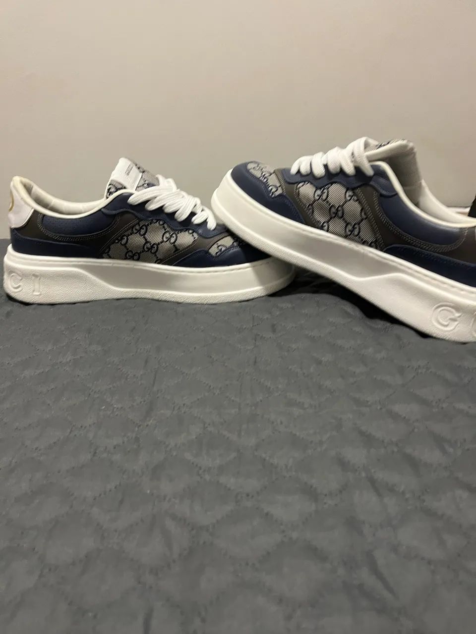 tenis gucci super premium azul tam 42 - Calçados - Jardim Viaduto