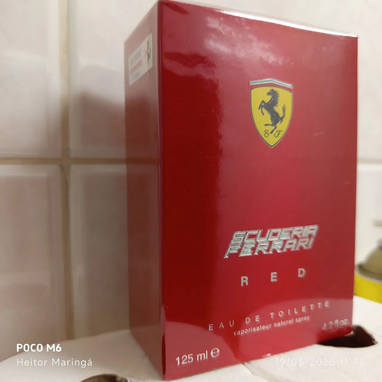 perfume ferrari red 125ml original  - Foto 5