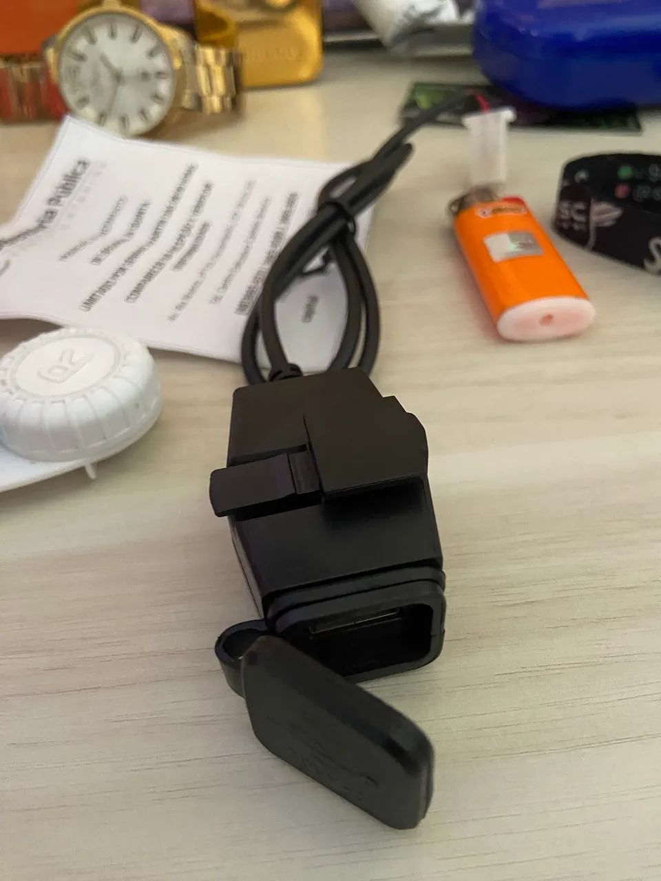 Carregador para moto USB 