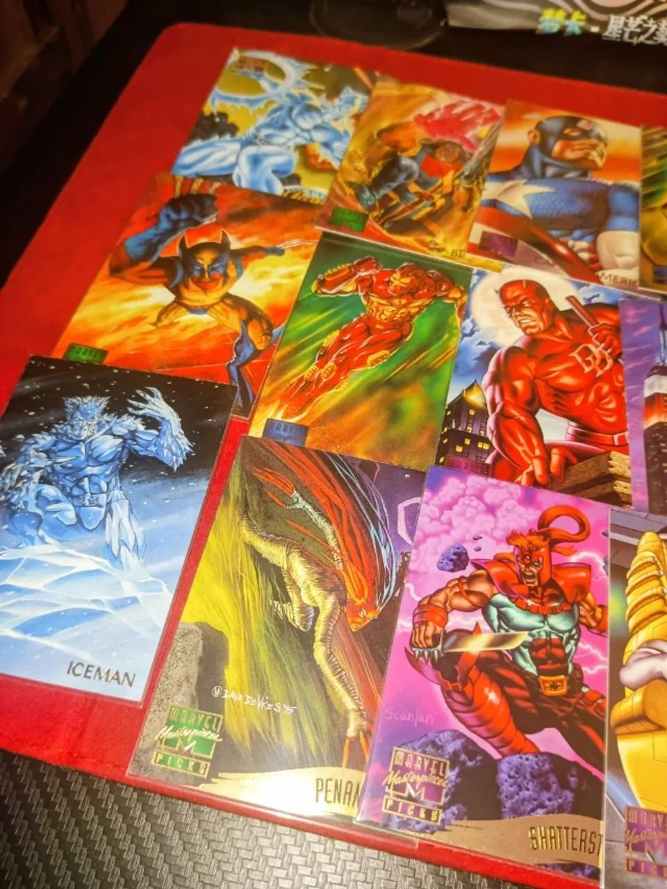23 Cartas 1995 Marvel Masterpieces - Foto 4
