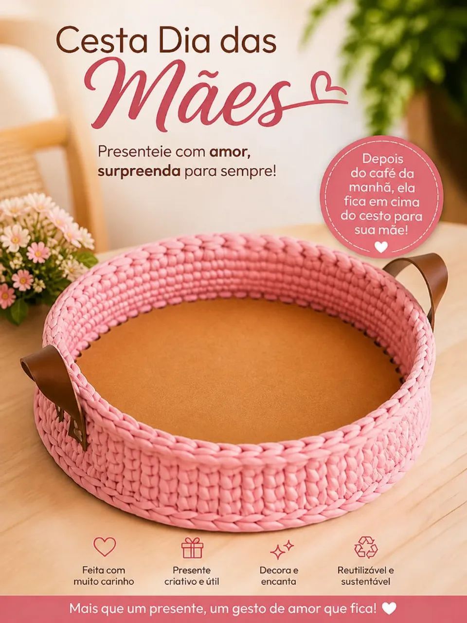 Cesta café da manhã - Dia das Mães - Foto 2