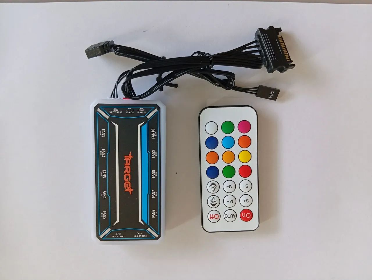 Kit 5 Ventoinhas TGT ARGB + Controladora 120mm - Foto 4