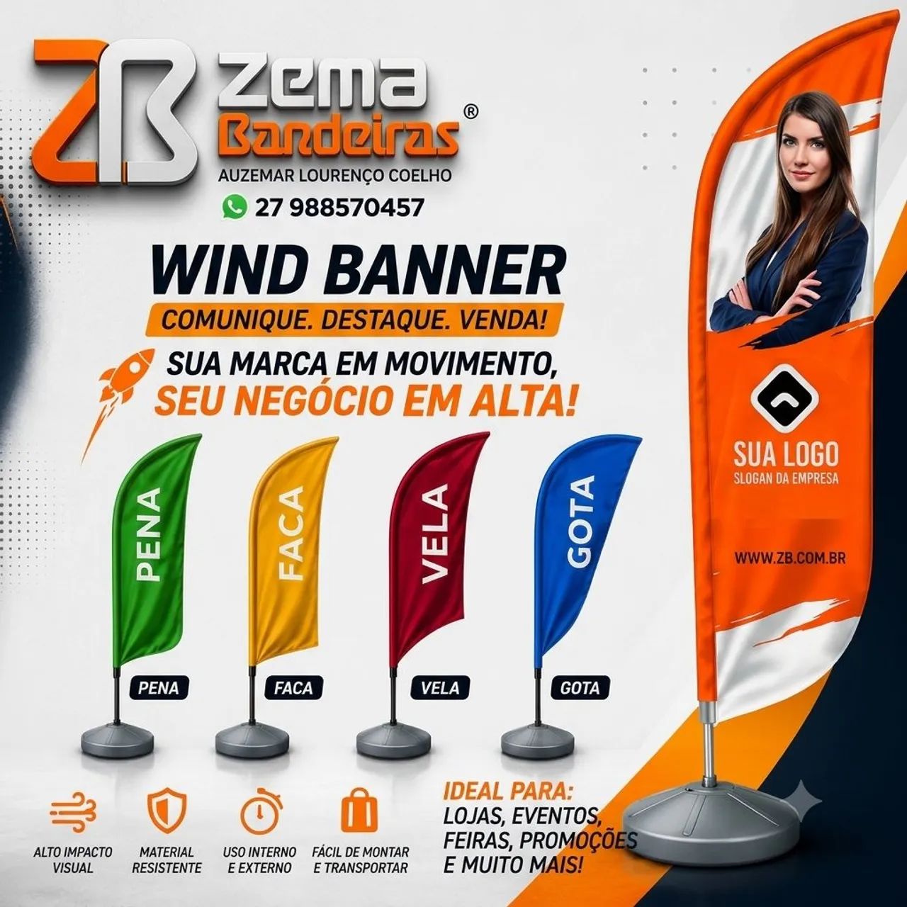 Wind Banner Completo 