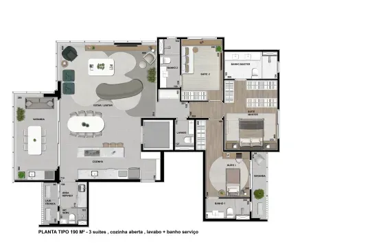 PLANTA 193m²