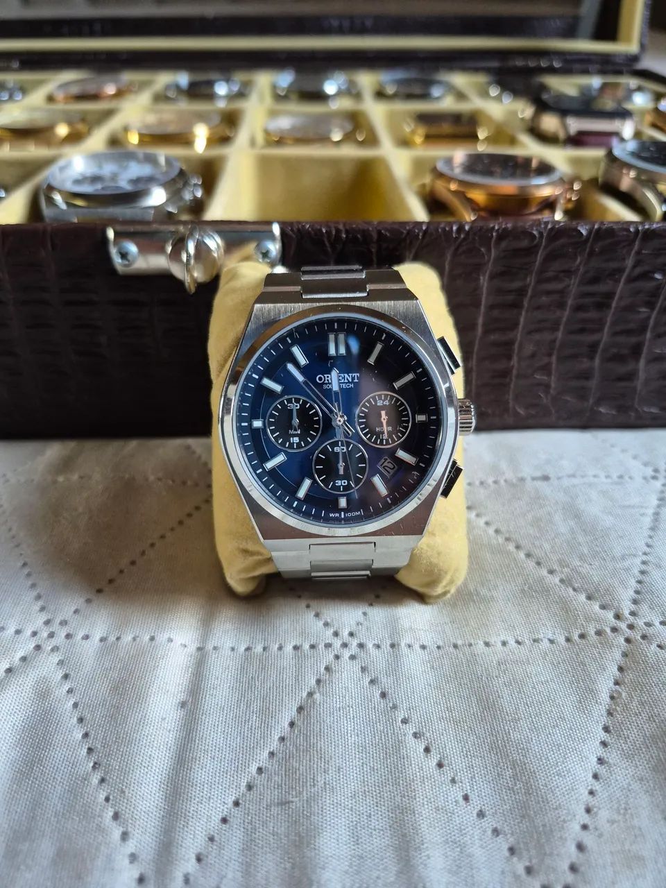 Orient solartech cronografo 
