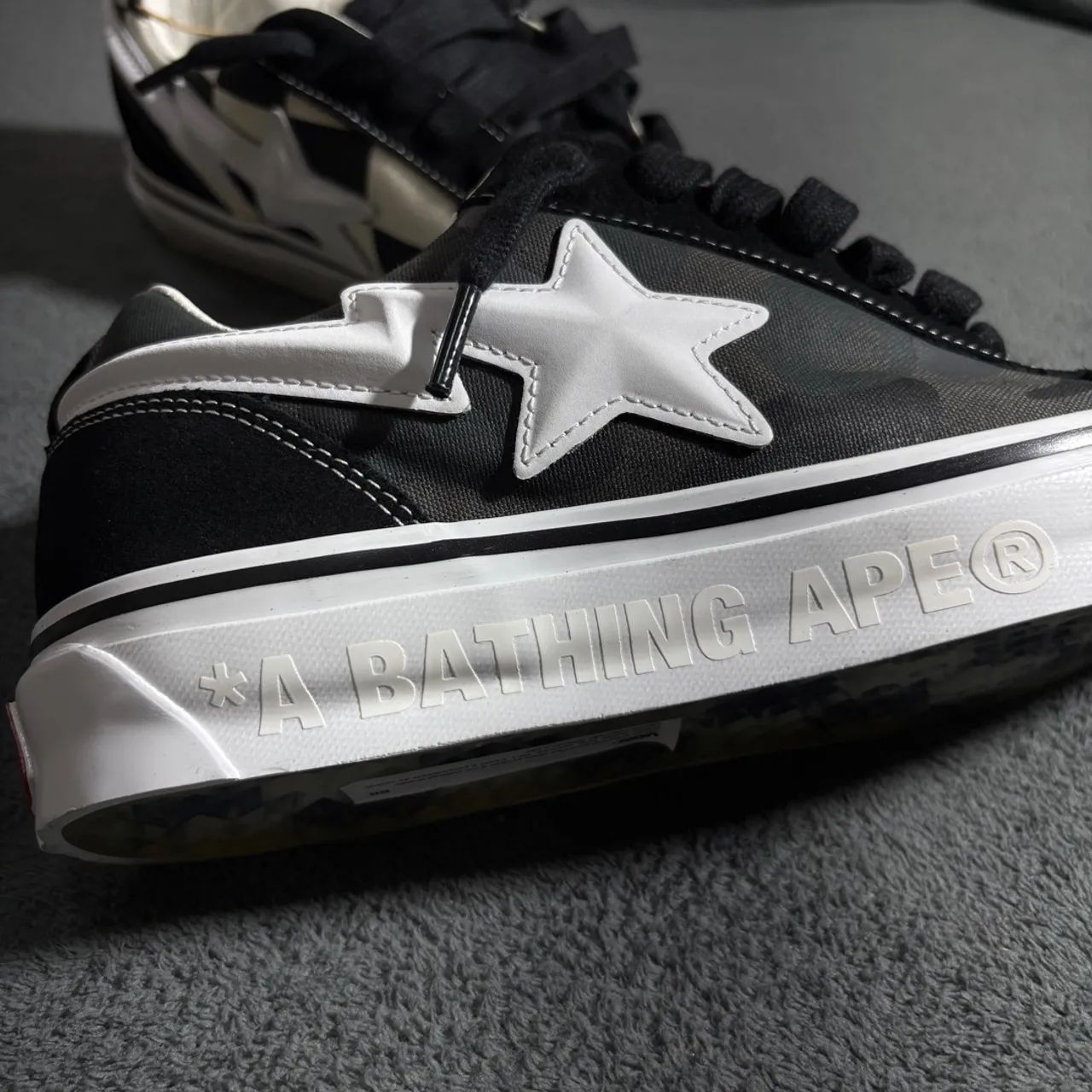 Vans x Bape Knu Skool Black Camo - Foto 3