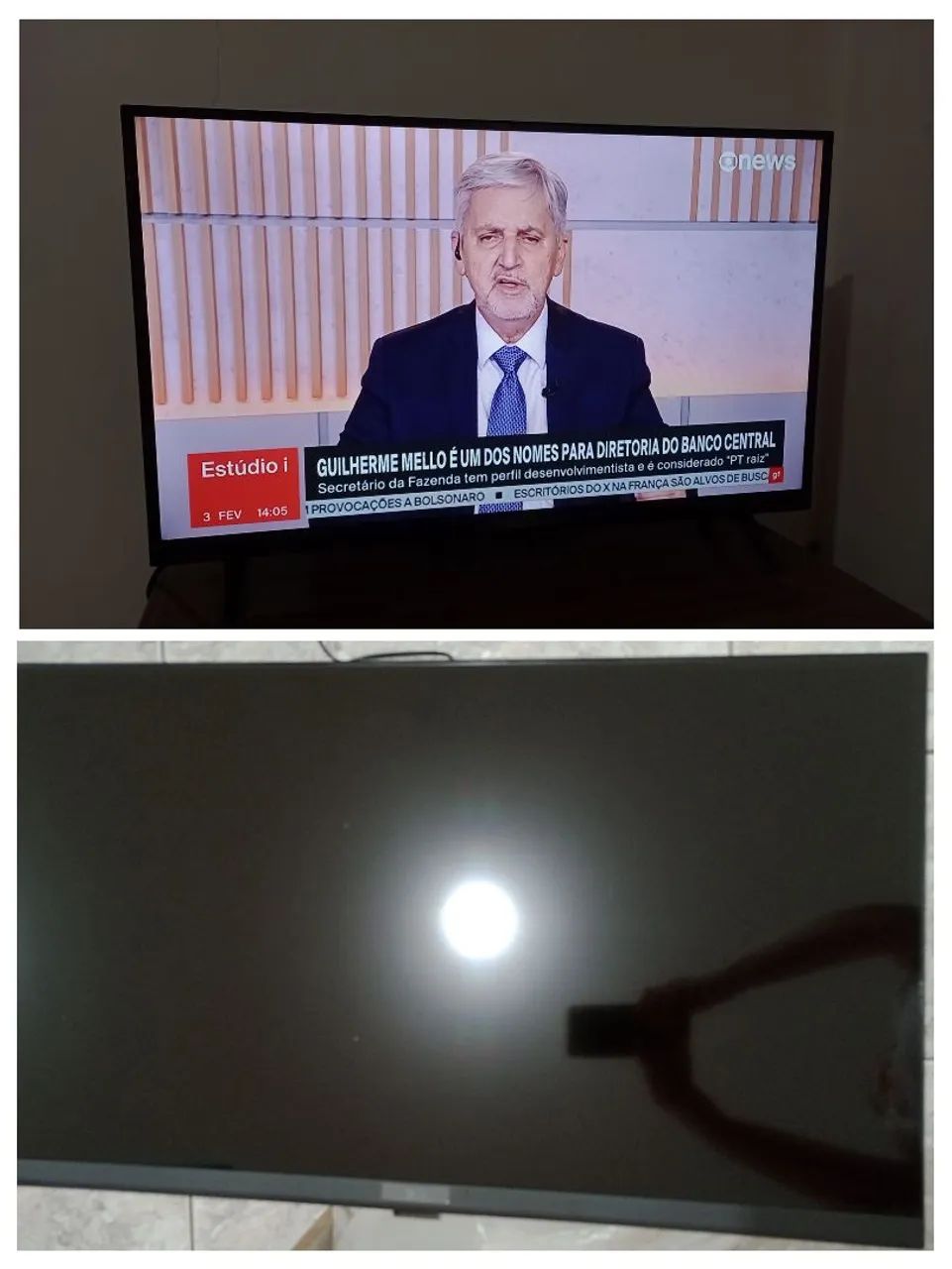 Vendo TV LG smart 32 polegadas 110 V novinha. R$ 950,00. Divido no cartão de crédito.