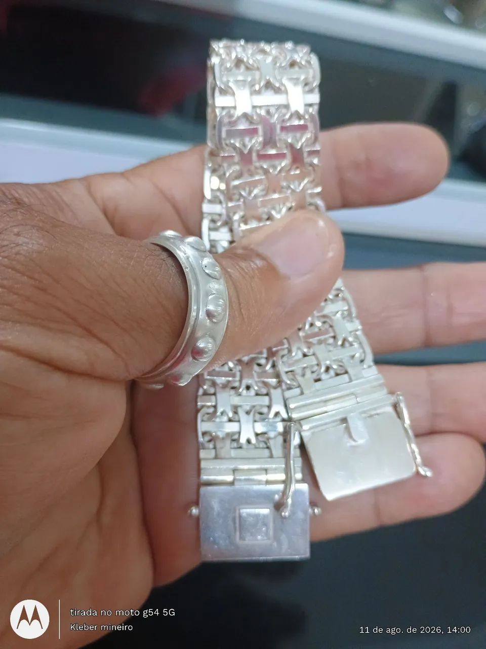 Pulseira de prata 925 - Foto 5