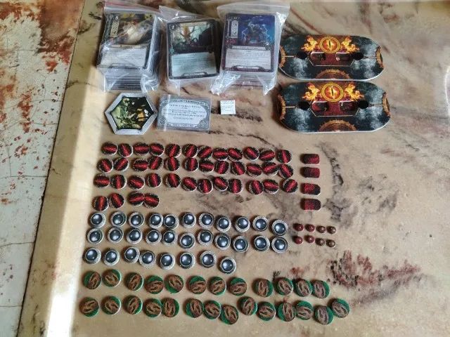 O Senhor dos Anéis CardGame - Jogo Completo da Galápagos - Foto 5